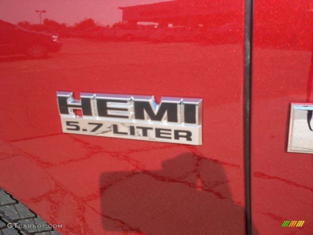 2011 Ram 1500 Big Horn Quad Cab - Deep Cherry Red Crystal Pearl / Dark Slate Gray/Medium Graystone photo #18