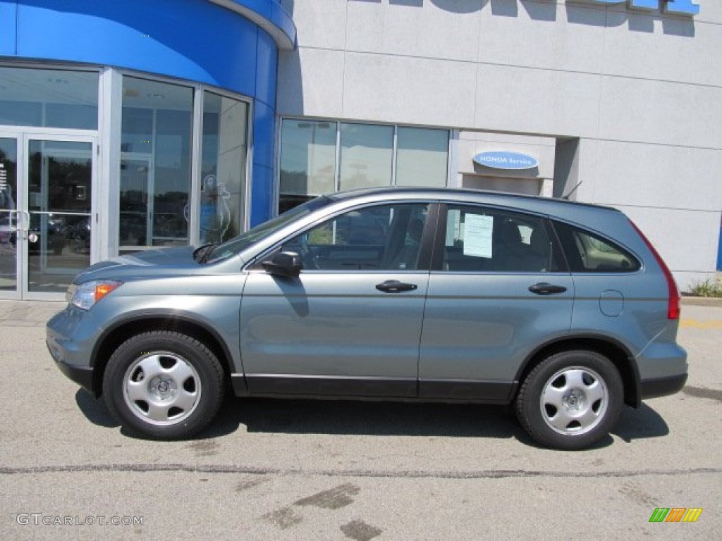 2010 CR-V LX AWD - Opal Sage Metallic / Ivory photo #3