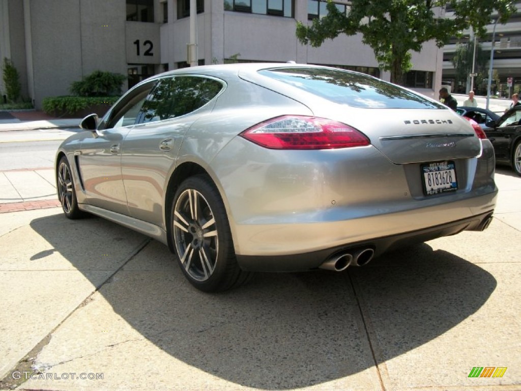 Platinum Silver Metallic 2011 Porsche Panamera 4S Exterior Photo #53078641