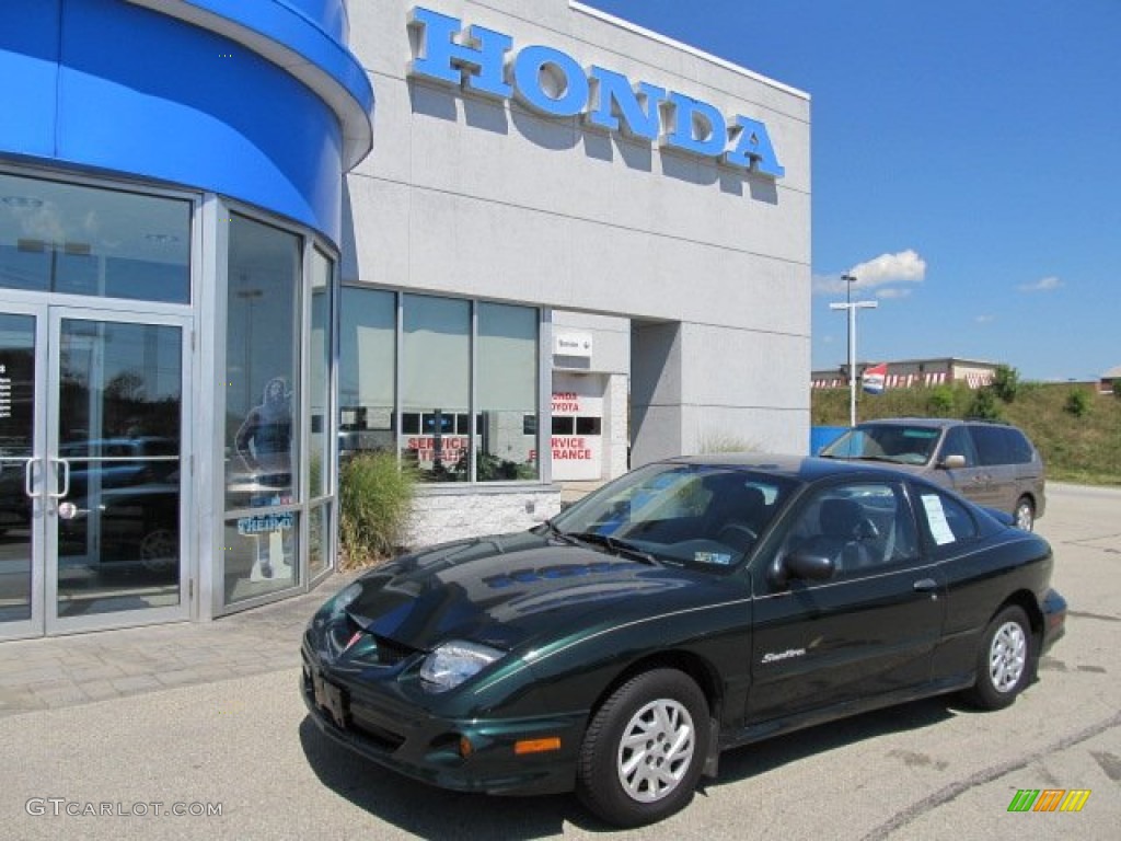 2002 Sunfire SE Coupe - Polo Green Metallic / Graphite photo #1