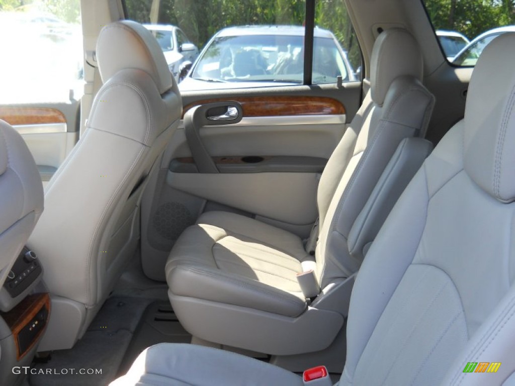 2008 Enclave CXL AWD - White Diamond Tri Coat / Cashmere/Cocoa photo #25