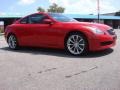 2008 Vibrant Red Infiniti G 37 Journey Coupe  photo #2