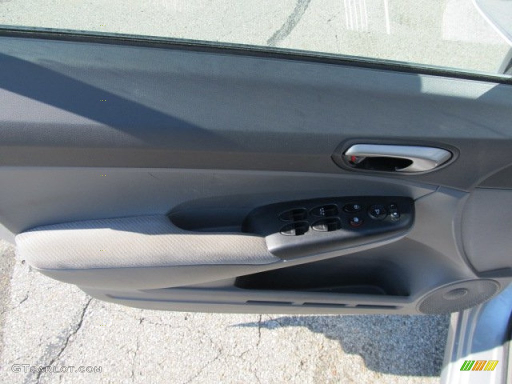 2009 Civic LX Sedan - Alabaster Silver Metallic / Gray photo #13