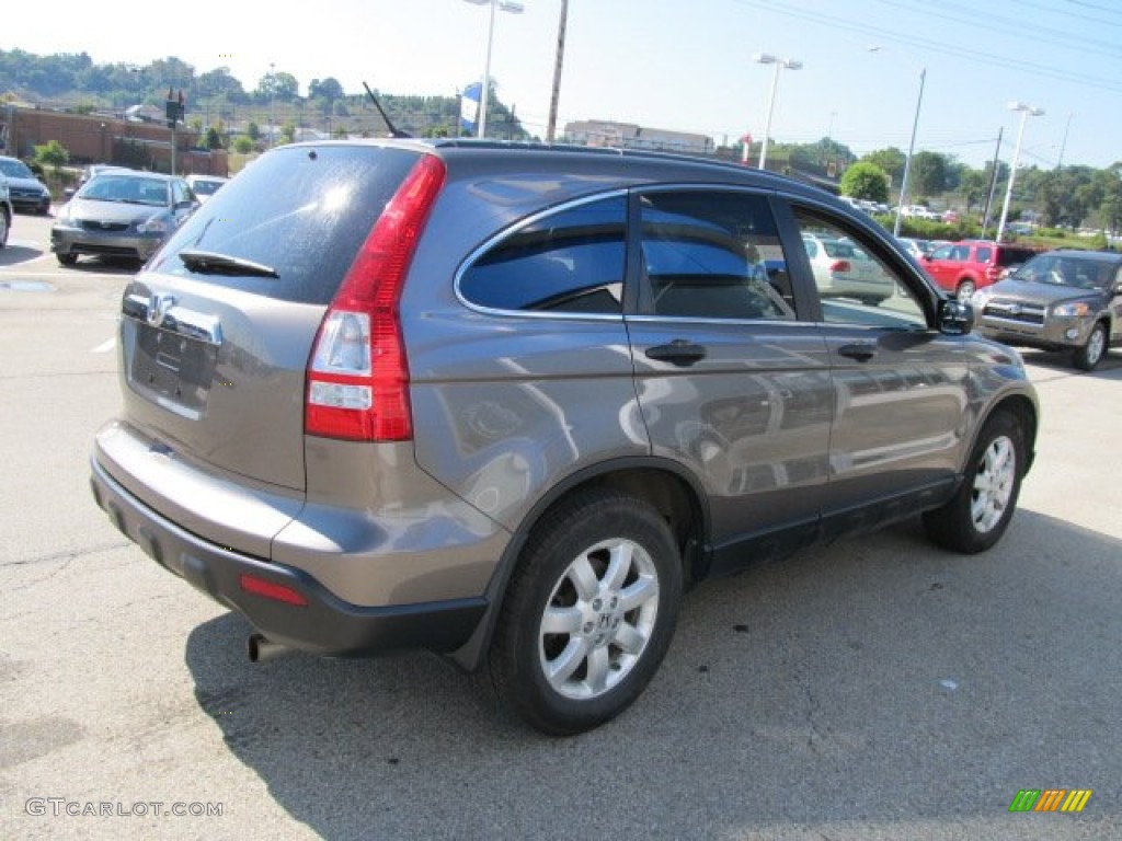 2009 CR-V EX 4WD - Urban Titanium Metallic / Black photo #6