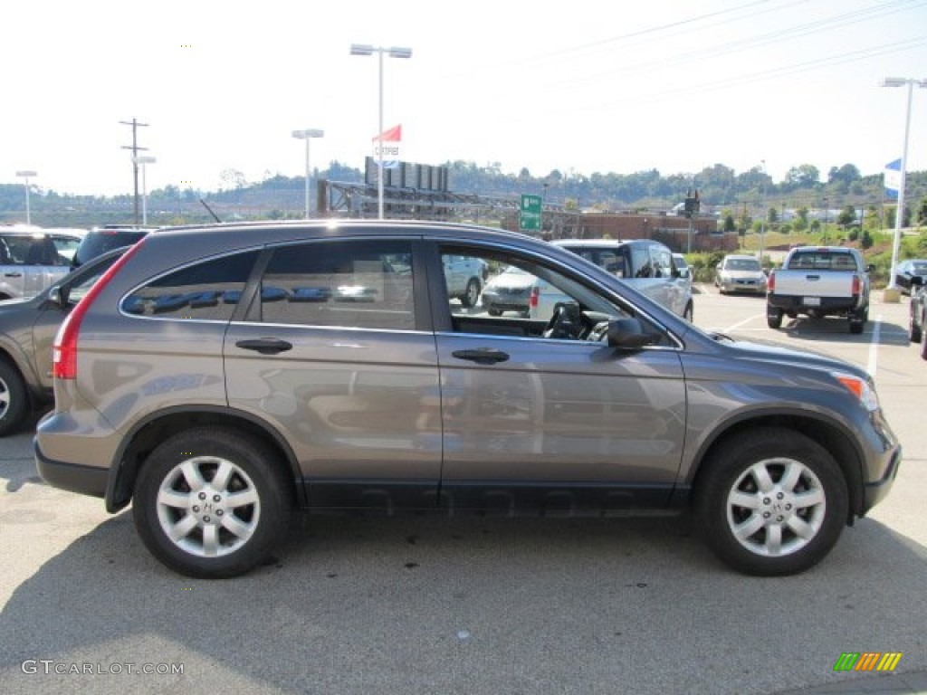 2009 CR-V EX 4WD - Urban Titanium Metallic / Black photo #7