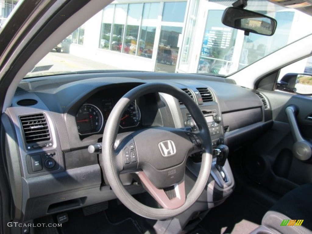 2009 CR-V EX 4WD - Urban Titanium Metallic / Black photo #13