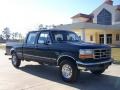 Vermont Green Metallic 1997 Ford F250 XL Crew Cab