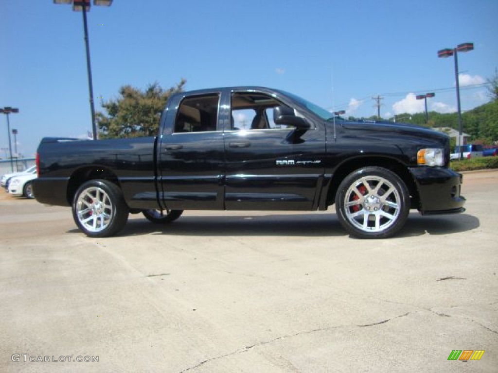 2005 Ram 1500 SRT-10 Quad Cab - Black / Dark Slate Gray photo #2