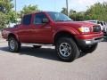 2001 Impulse Red Pearl Toyota Tacoma V6 PreRunner TRD Double Cab  photo #2