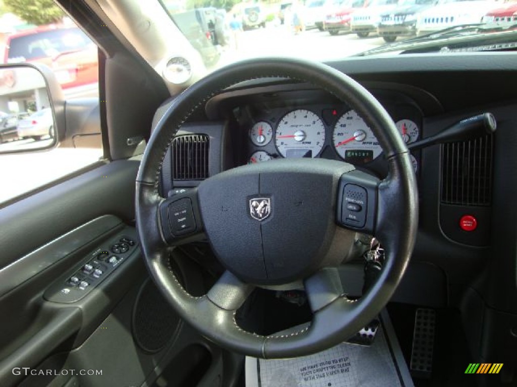 2005 Ram 1500 SRT-10 Quad Cab - Black / Dark Slate Gray photo #24