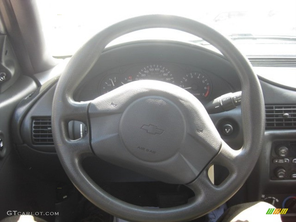 2004 Chevrolet Cavalier LS Coupe Graphite Steering Wheel Photo #53082622