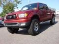 2001 Impulse Red Pearl Toyota Tacoma V6 PreRunner TRD Double Cab  photo #6