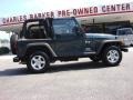 2005 Deep Beryl Green Pearl Jeep Wrangler X 4x4  photo #3