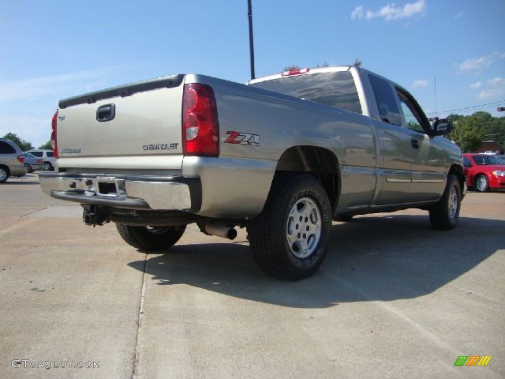 2003 Silverado 1500 LT Extended Cab 4x4 - Light Pewter Metallic / Medium Gray photo #3