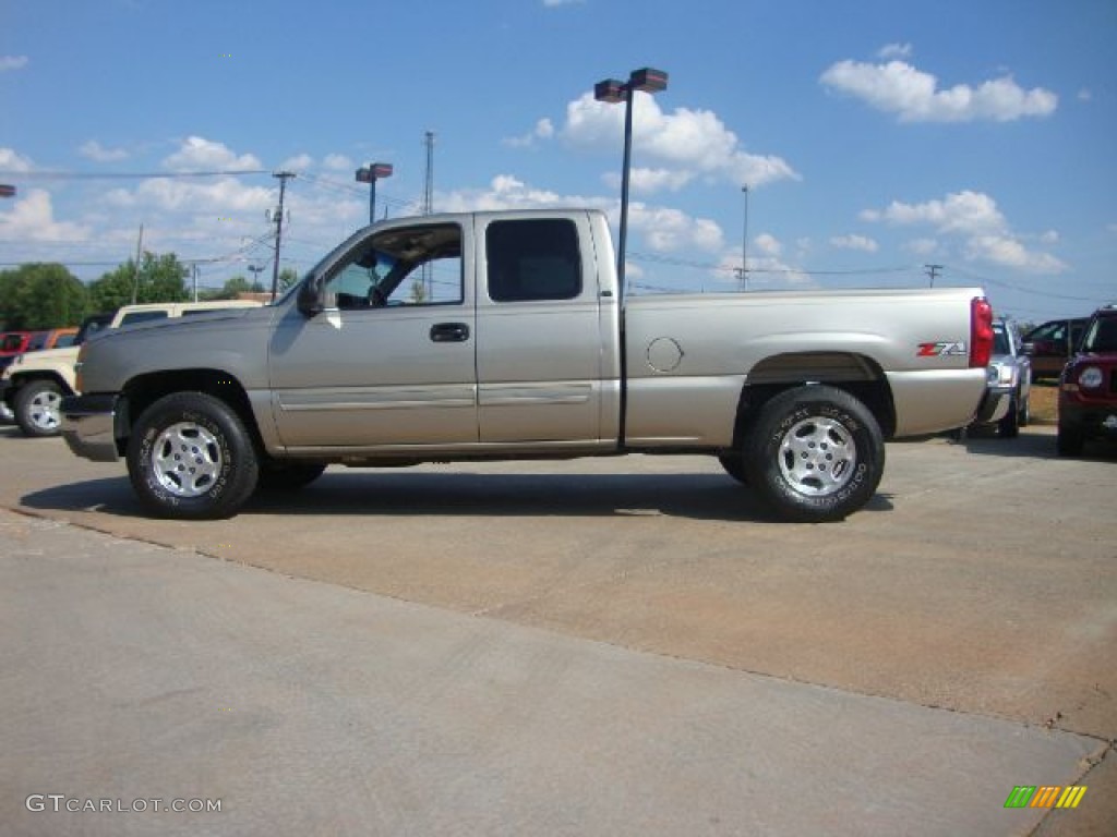 2003 Silverado 1500 LT Extended Cab 4x4 - Light Pewter Metallic / Medium Gray photo #6