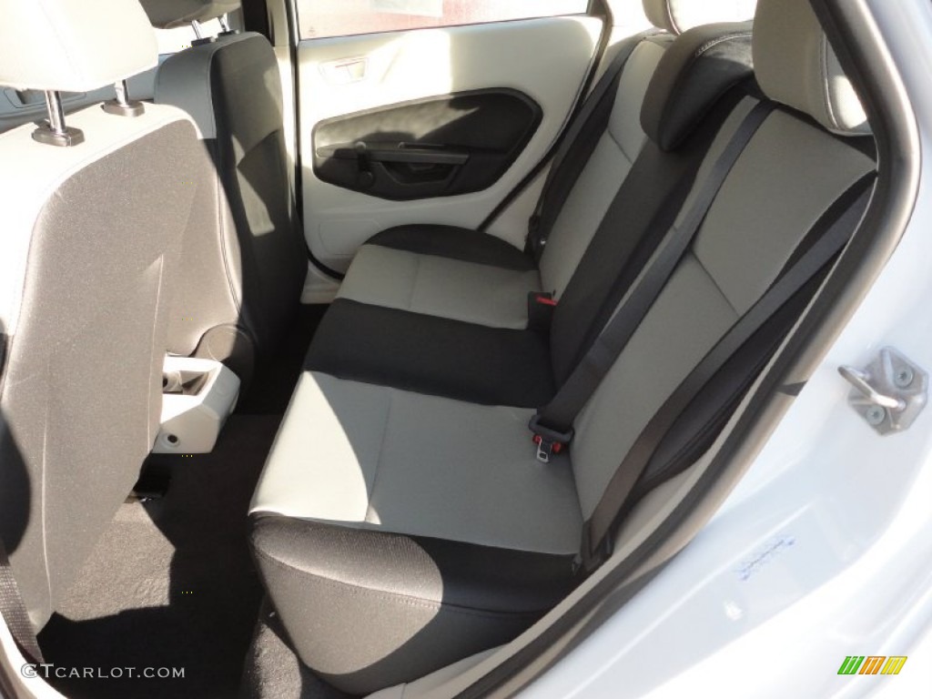 Light Stone/Charcoal Black Interior 2012 Ford Fiesta S Sedan Photo #53083327