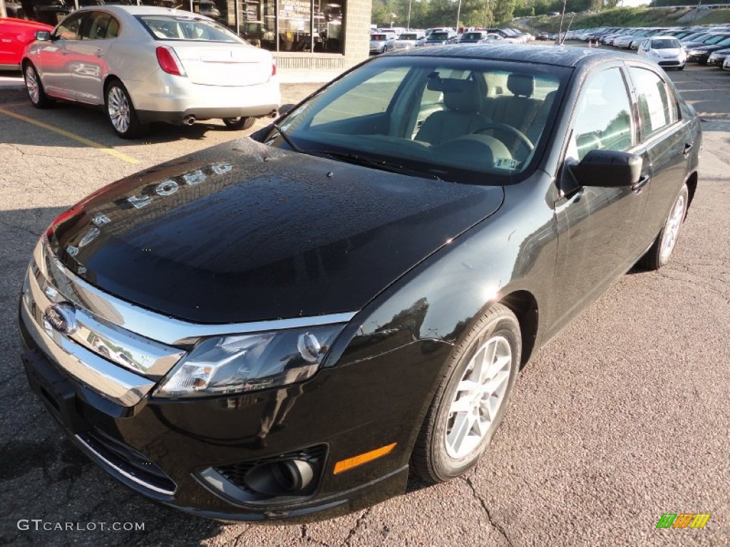 Black 2012 Ford Fusion S Exterior Photo #53083534