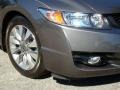 2009 Polished Metal Metallic Honda Civic EX Coupe  photo #2