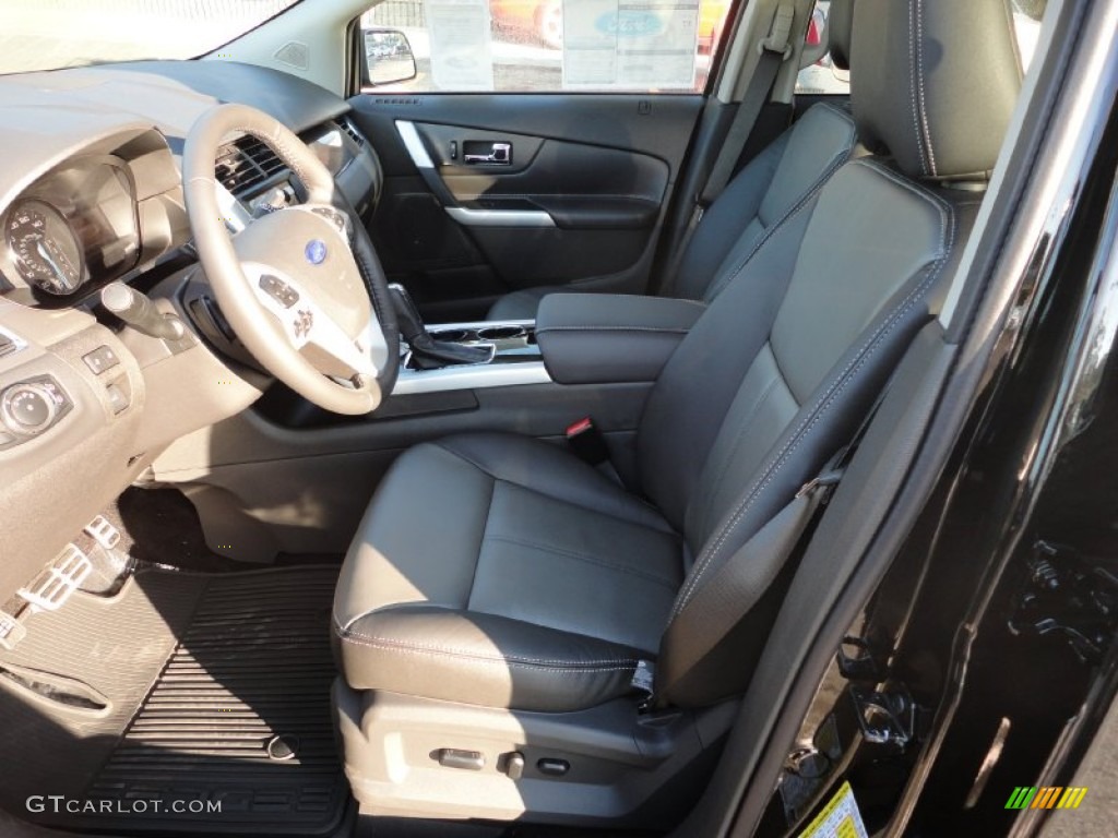 Charcoal Black/Silver Smoke Metallic Interior 2011 Ford Edge Sport AWD Photo #53085749
