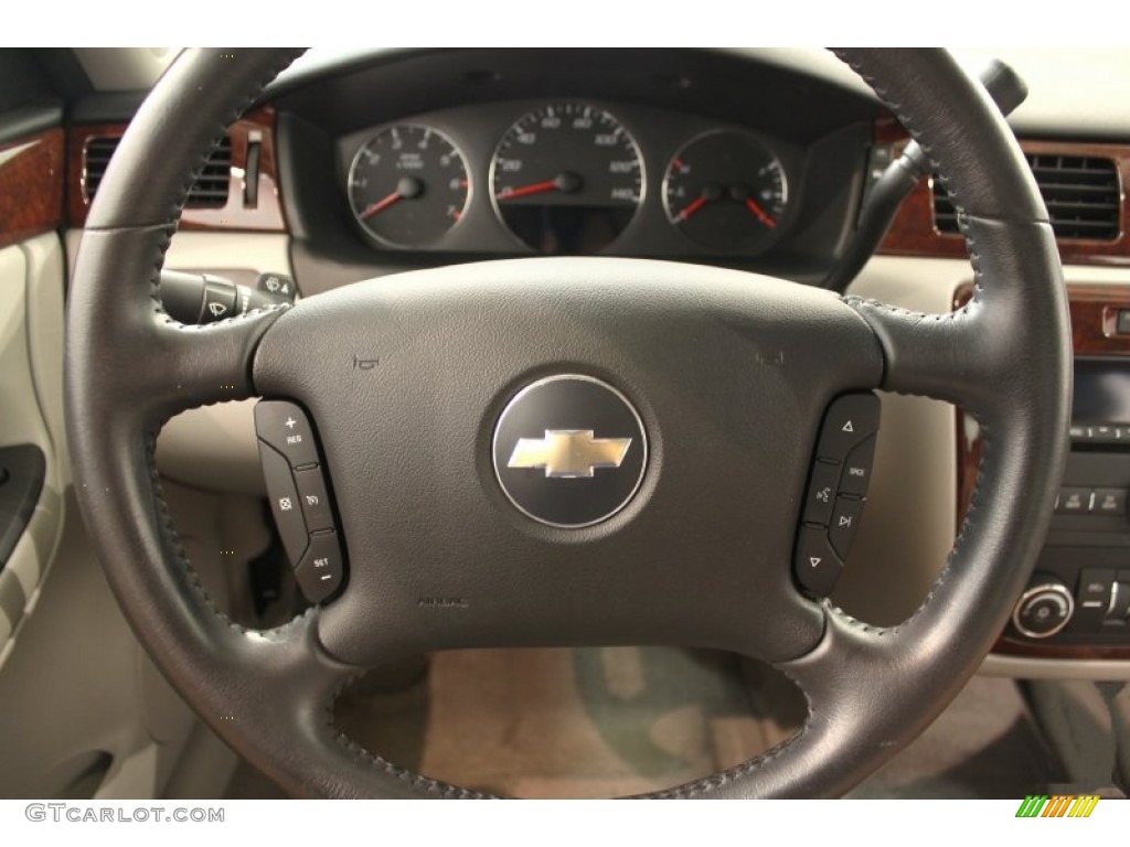 2007 Chevrolet Impala LT Gray Steering Wheel Photo #53086715