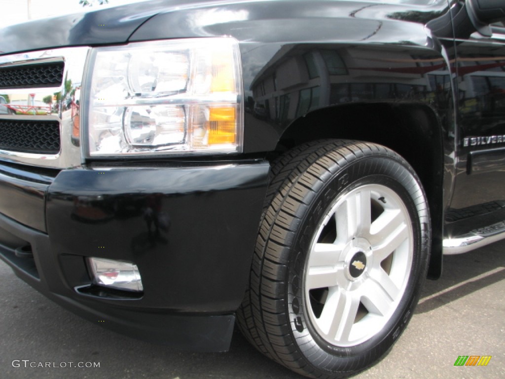 2007 Silverado 1500 LT Crew Cab - Black / Ebony Black photo #5