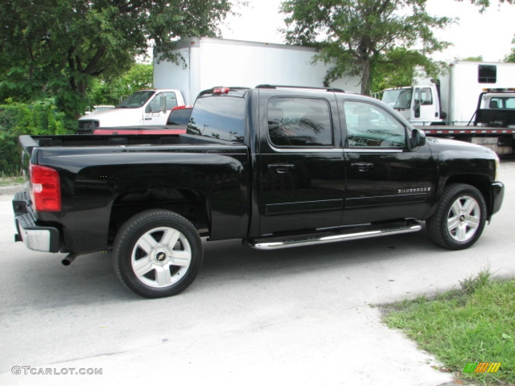 2007 Silverado 1500 LT Crew Cab - Black / Ebony Black photo #10