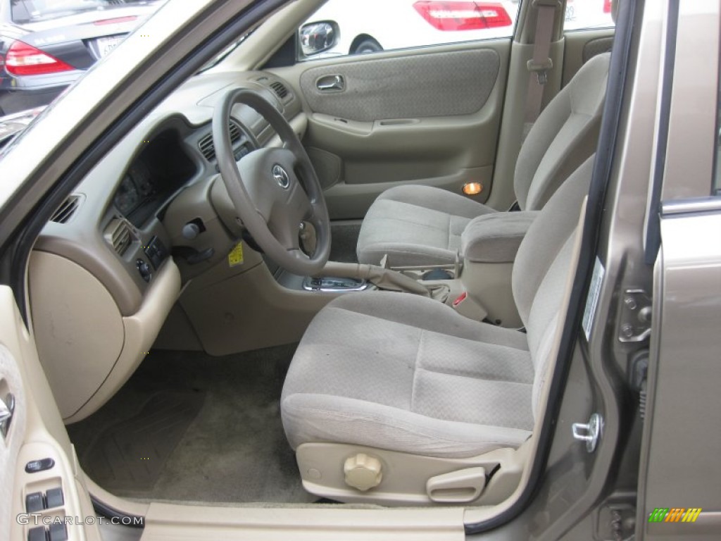 Beige Interior 2000 Mazda 626 LX Photo #53087285