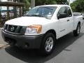 2008 Blizzard White Nissan Titan XE King Cab  photo #5