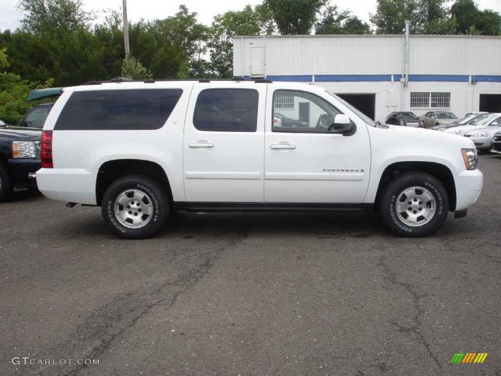 Summit White 2007 Chevrolet Suburban 1500 LT 4x4 Exterior Photo #53088506