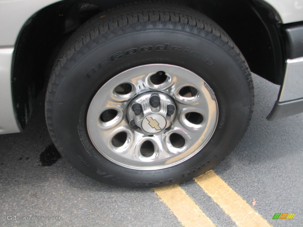 2005 Silverado 1500 LS Crew Cab - Silver Birch Metallic / Medium Gray photo #21