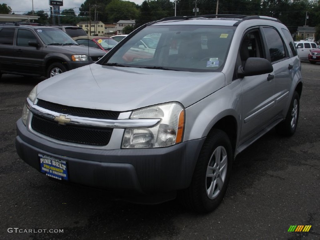 2005 Equinox LS AWD - Galaxy Silver Metallic / Light Gray photo #1