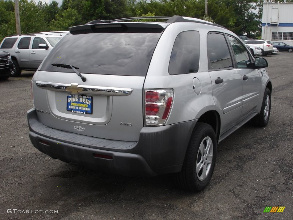 2005 Equinox LS AWD - Galaxy Silver Metallic / Light Gray photo #4