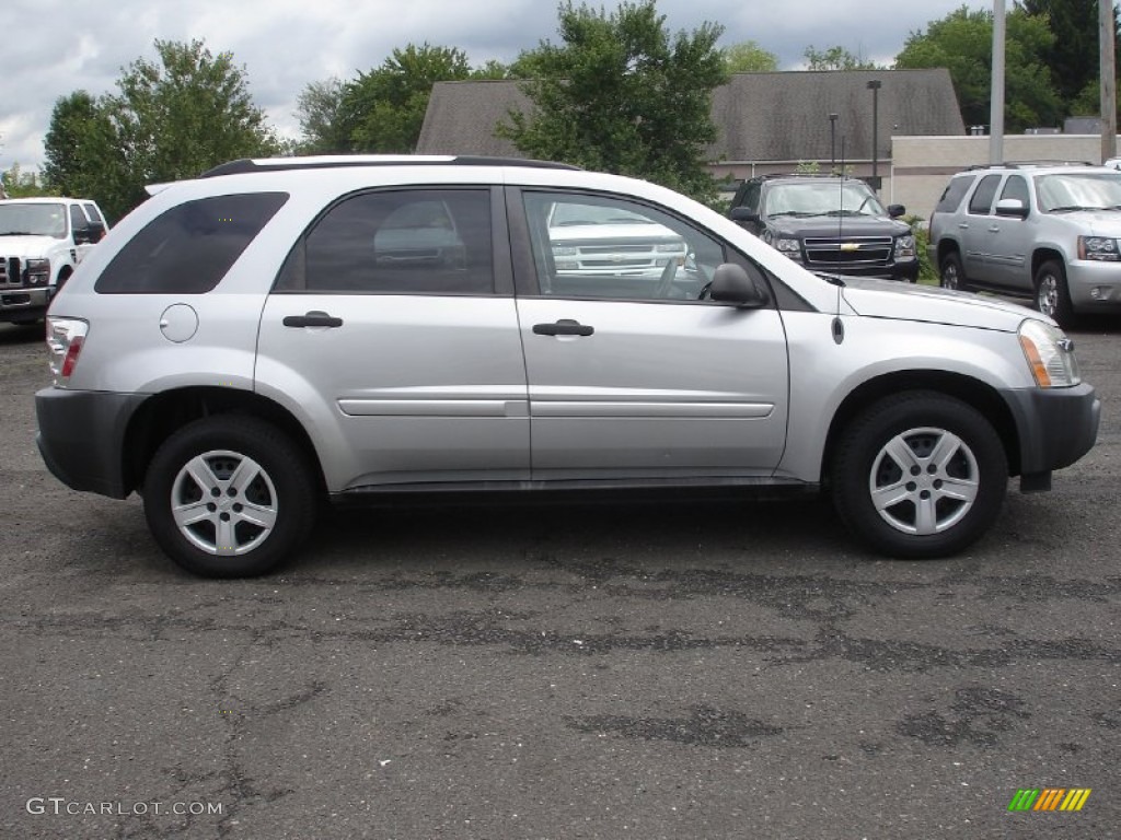 2005 Equinox LS AWD - Galaxy Silver Metallic / Light Gray photo #7