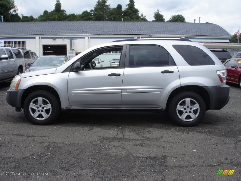 2005 Equinox LS AWD - Galaxy Silver Metallic / Light Gray photo #9