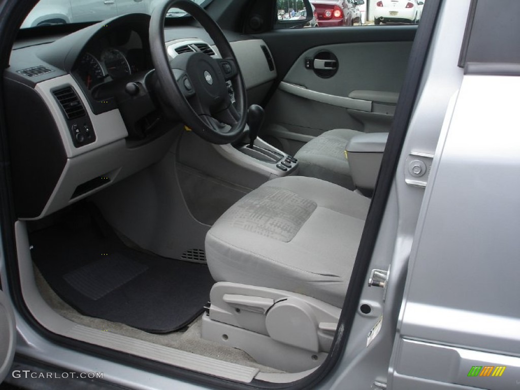 2005 Equinox LS AWD - Galaxy Silver Metallic / Light Gray photo #10