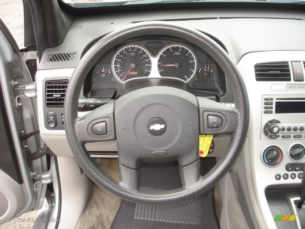2005 Equinox LS AWD - Galaxy Silver Metallic / Light Gray photo #13