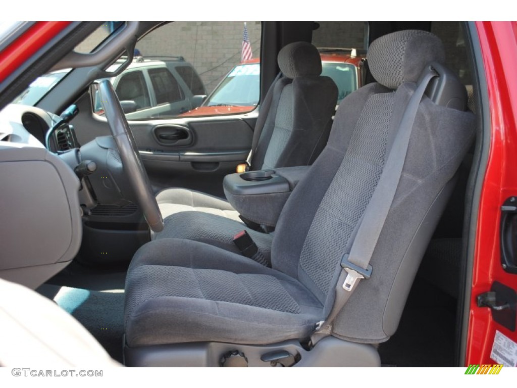 2002 F150 FX4 SuperCab 4x4 - Bright Red / Medium Graphite photo #10