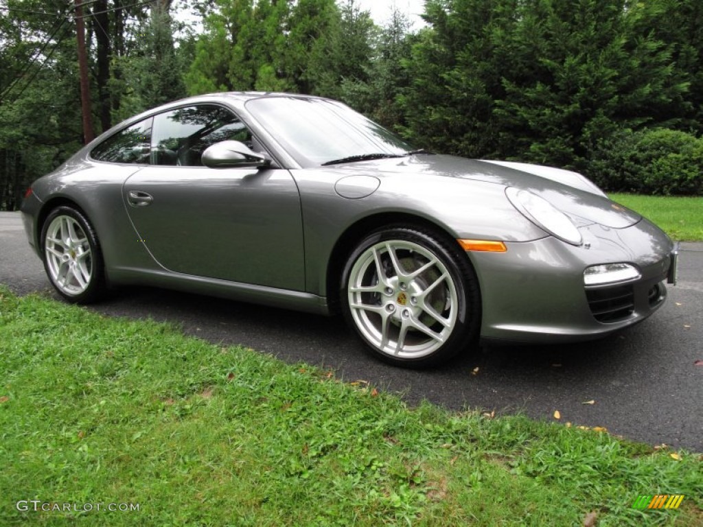 Meteor Grey Metallic 2010 Porsche 911 Carrera Coupe Exterior Photo #53089163