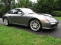 Meteor Grey Metallic 2010 Porsche 911 Carrera Coupe Exterior