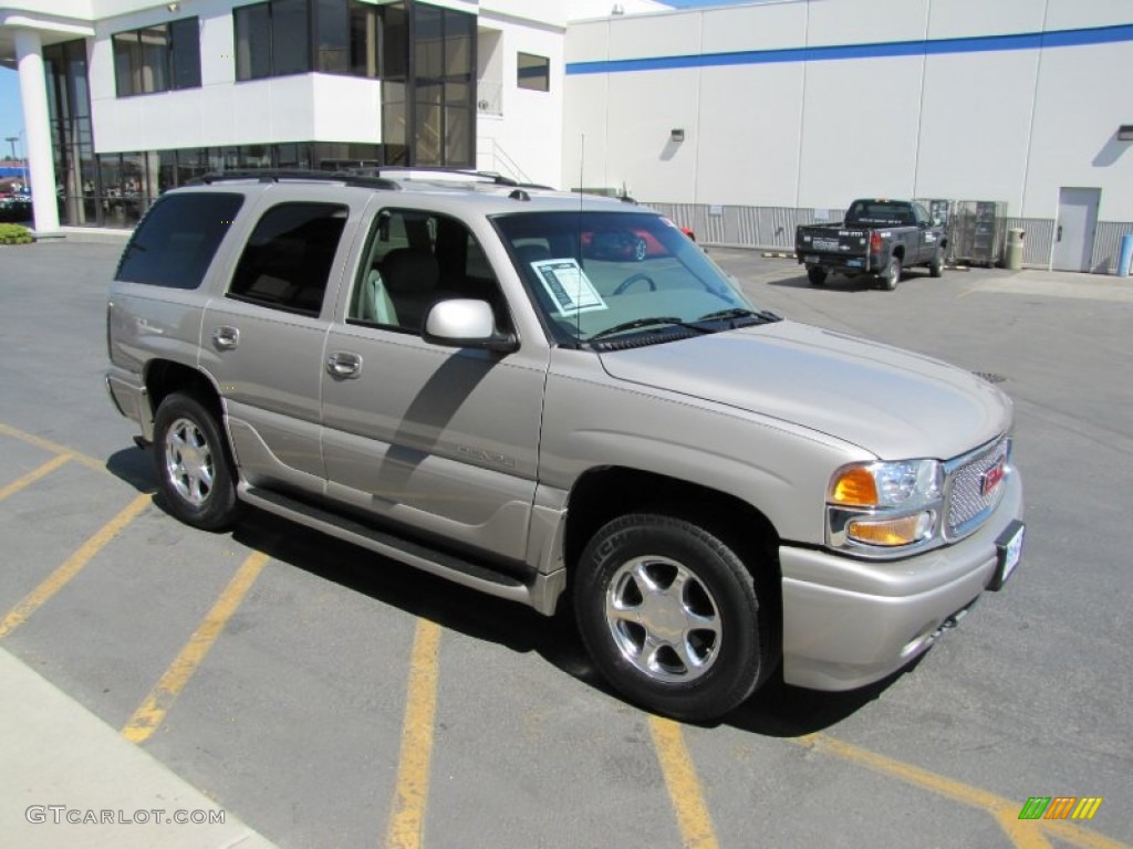 2004 Yukon Denali AWD - Silver Birch Metallic / Stone Gray photo #33