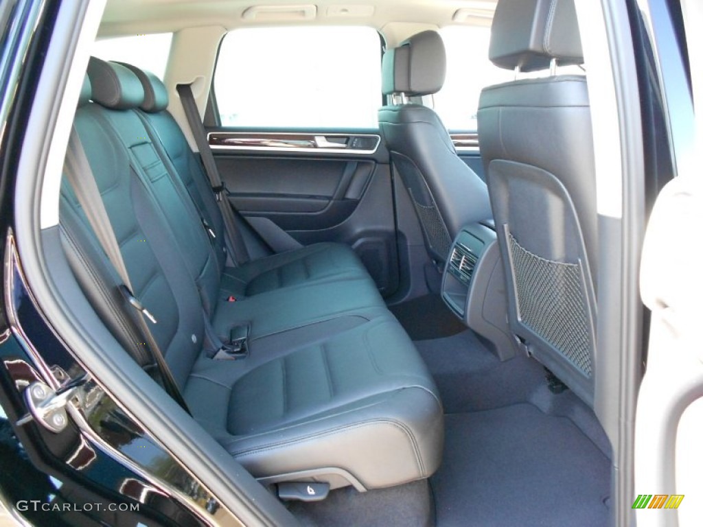 Black Anthracite Interior 2011 Volkswagen Touareg TDI Lux 4XMotion Photo #53089829