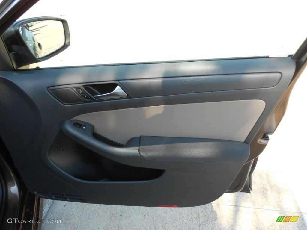 2012 Volkswagen Jetta S Sedan Latte Macchiato Door Panel Photo #53090153