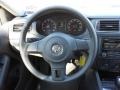 Latte Macchiato 2012 Volkswagen Jetta S Sedan Steering Wheel