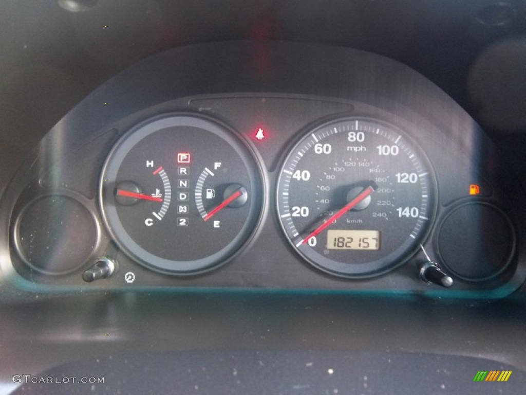 2002 Honda Civic DX Sedan Gauges Photo #53090693