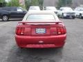 2001 Laser Red Metallic Ford Mustang V6 Convertible  photo #5