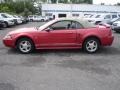 2001 Laser Red Metallic Ford Mustang V6 Convertible  photo #9