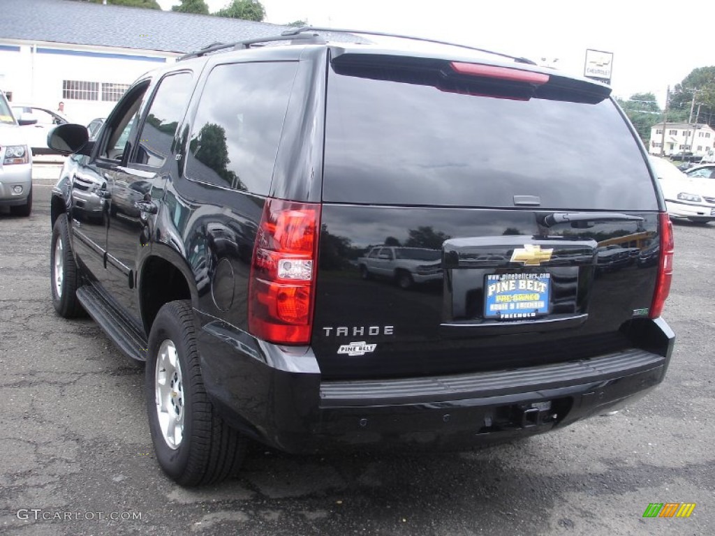 2011 Tahoe LT 4x4 - Black / Light Titanium/Dark Titanium photo #6
