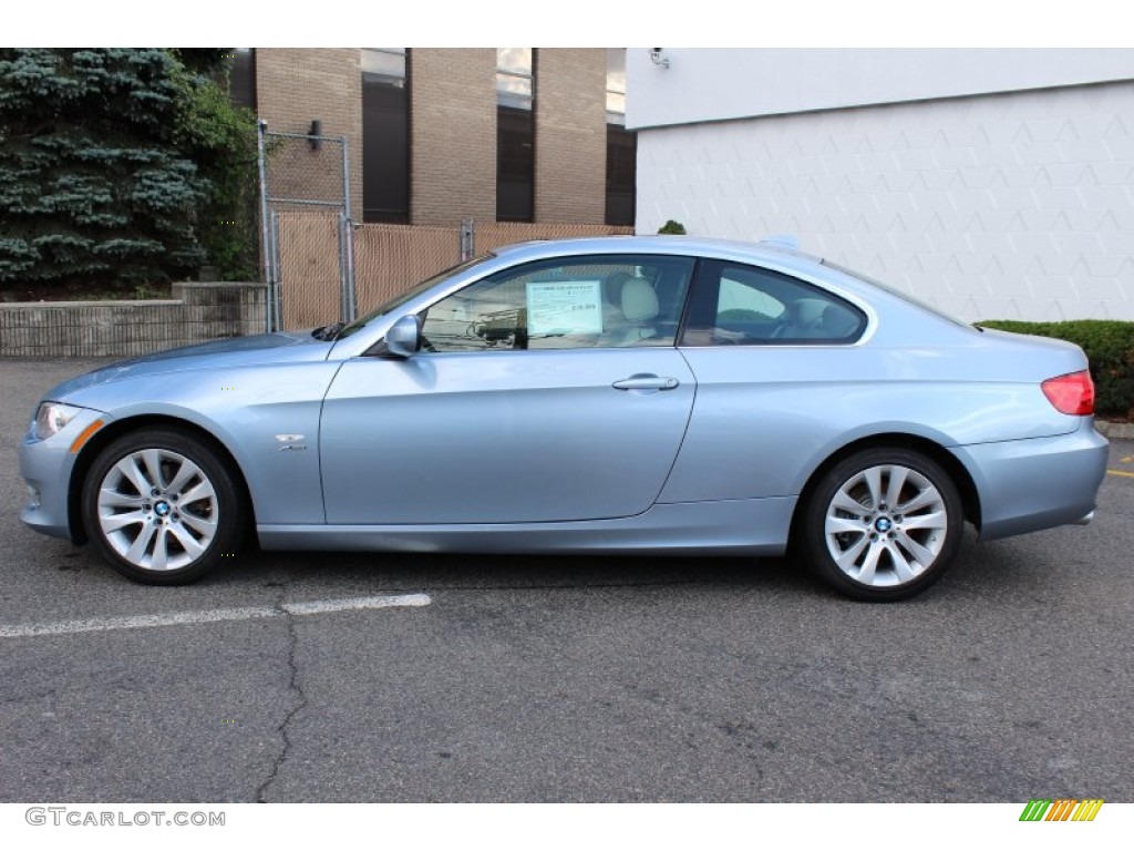 2011 3 Series 328i xDrive Coupe - Blue Water Metallic / Cream Beige photo #8