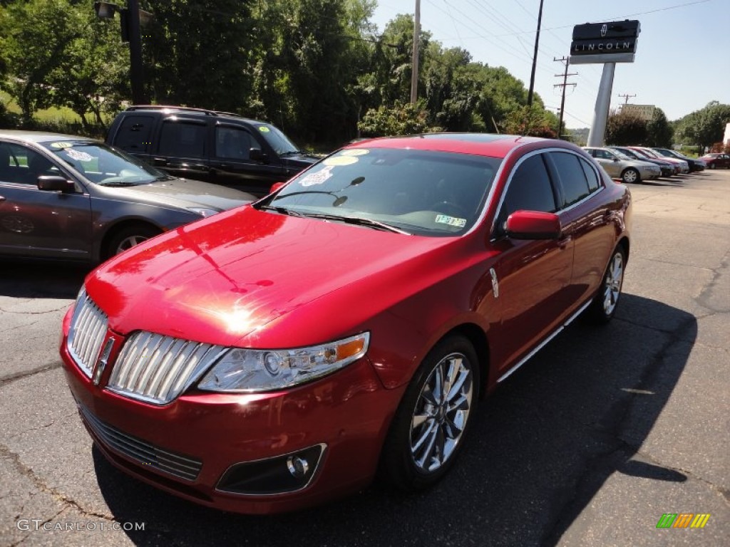 Red Candy Metallic 2010 Lincoln MKS EcoBoost AWD Exterior Photo #53091884