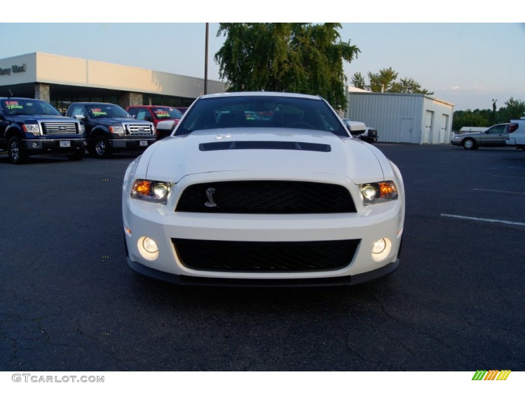 Performance White 2012 Ford Mustang Shelby GT500 SVT Performance Package Coupe Exterior Photo #53092958